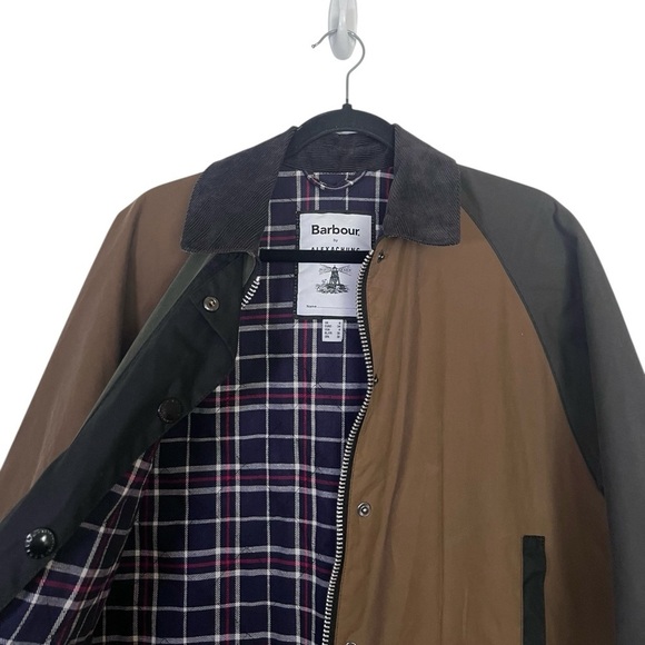 Barbour by Alexa Chung Colorblock Patch Waxed Jacket US 4 - Picture 9 of 16